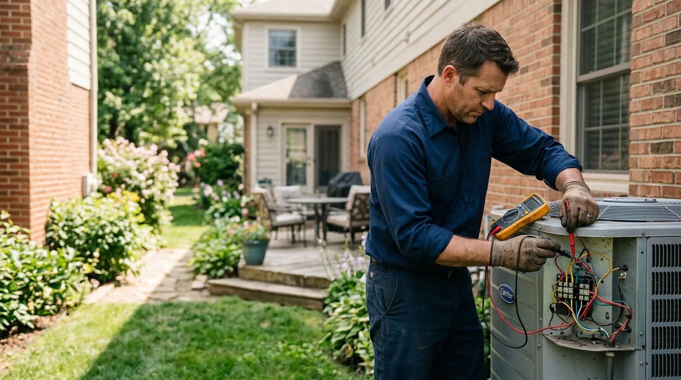 HVAC technician working near Sausalito, CA